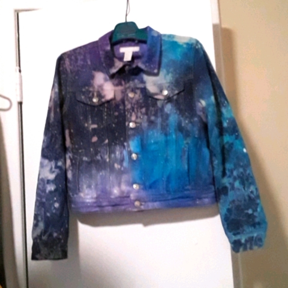 Galaxy denim jacket